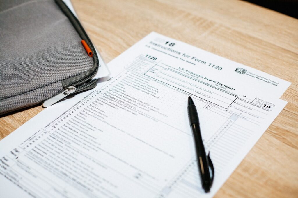 Photo Tax forms